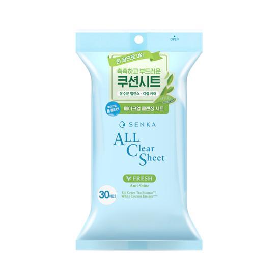Senka All Clear Sheet Fresh 30 folhas