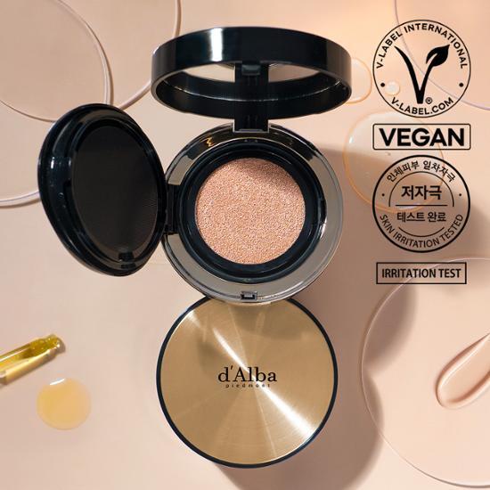 d'Alba Glow Fit Serum Cover Cushion 15g SPF50+ PA++++