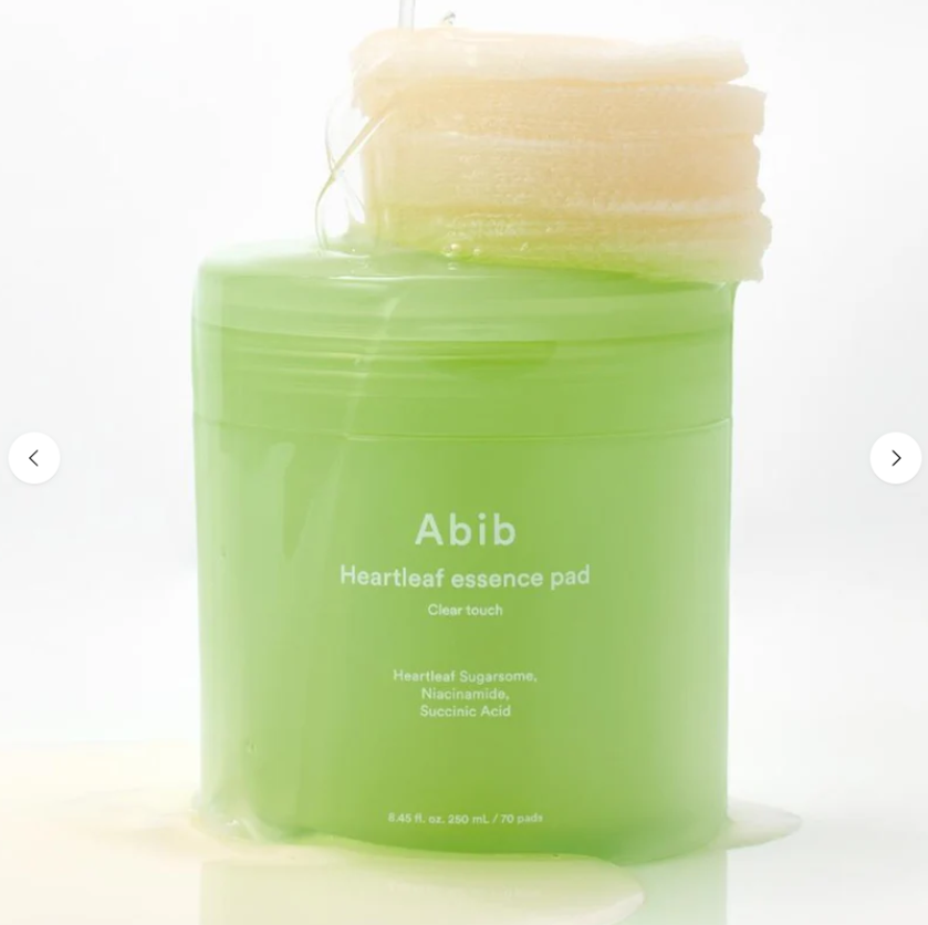 Abib Heartleaf Essence Pad Clear Touch 70 unidades - Image 2